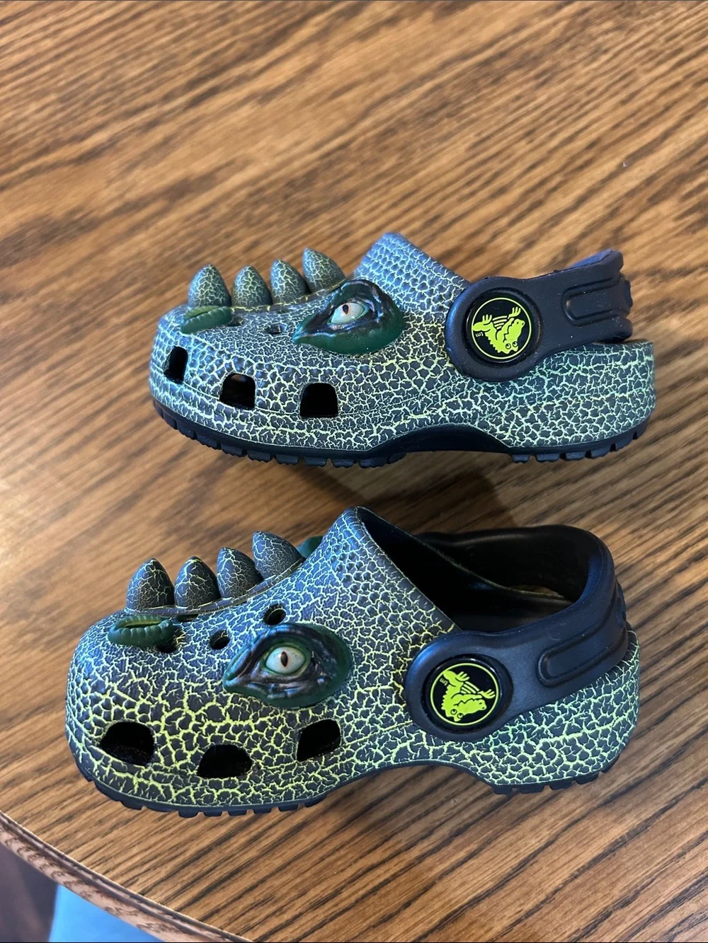 CROCS Toddler Crocs Classic IAM Scary Dino Clogs